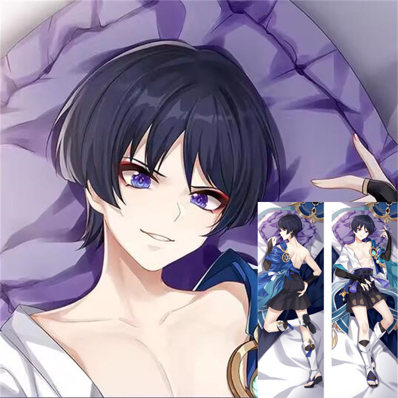 Genshin Impact Kunikuzushi Balladeer Scaramouche Wanderer Dakimakura หมอนอะนิเมะเกม cuddling Prop
