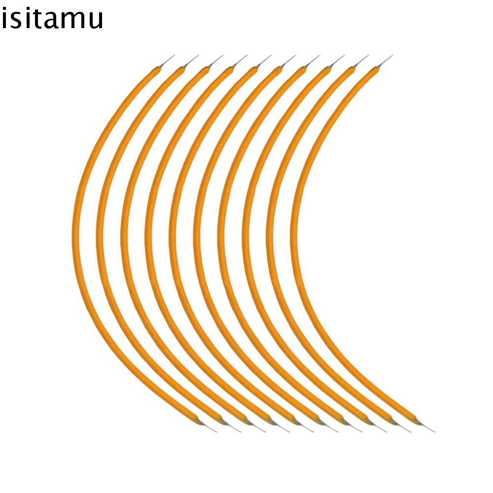 Isitaft ชิ้นส่วนโคมไฟ Warm Light 130/300 มม.DC3V ไดโอดหลอดไฟ Edison LED Filament