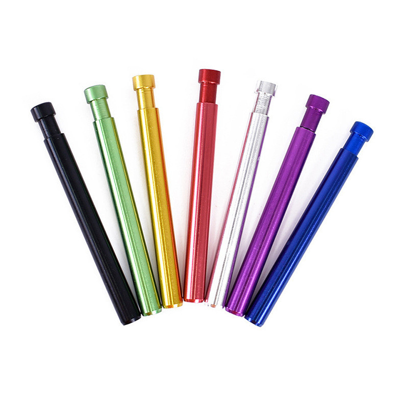6 สีอลูมิเนียมอัลลอยด์กดสไตล์หลอดเป่าฟาง-8มิลลิเมตร*83มิลลิเมตร,การออกแบบที่ทันสมัย,8กรัมน้ําหนักเบา