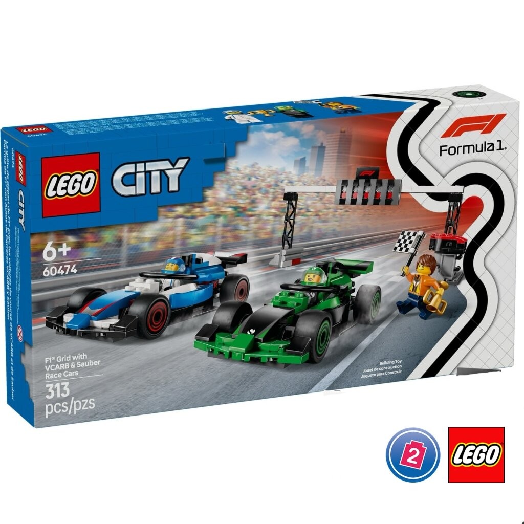 เลโก้ LEGO City 60474 F1 Grid with VCARB & Sauber Race Cars