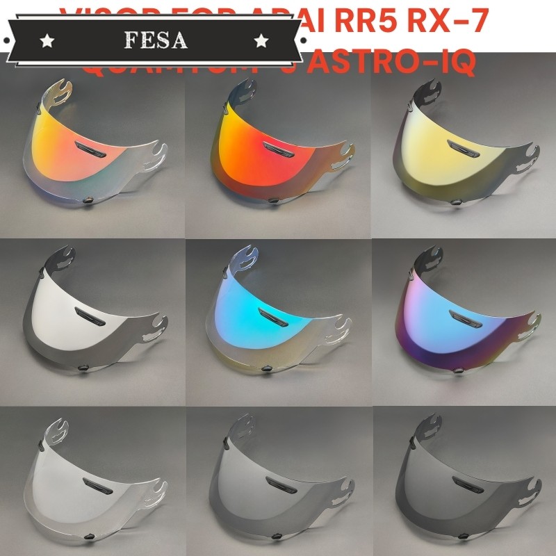 Rx-7 RR5 หมวกกันน็อค Visor Shield เลนส์สําหรับ   RX-7 GP ASTRO-IQ RAPIDE-IR Axces II Axcess III REBE