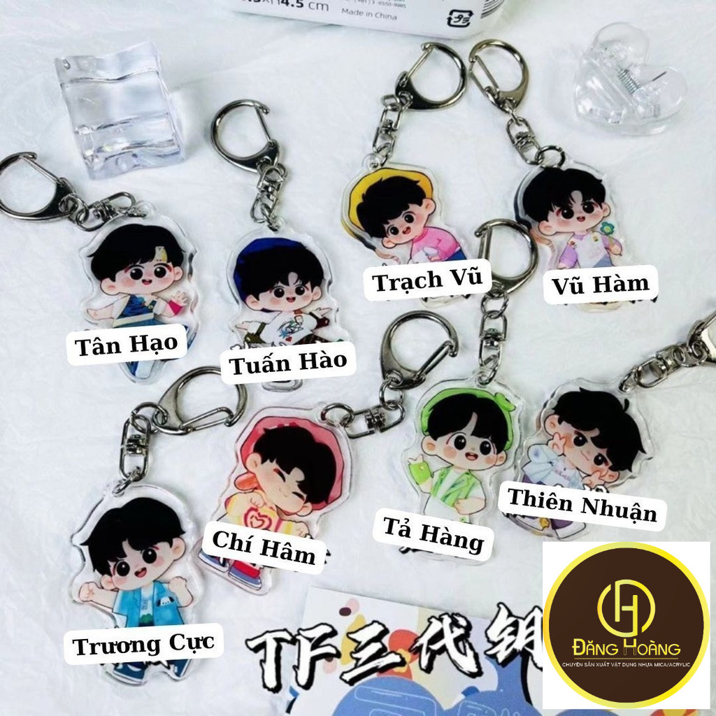 พวงกุญแจพิมพ์ TF Family ver Chi Chi Chi Chi Ham Truong Trach Vu Truong Cuc Ta Hang To Tan Hao อุปกรณ