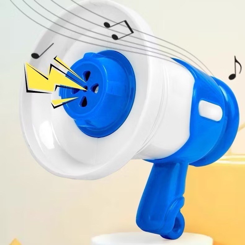 โทรโข่ง โทรโข่งอัดเสียง Mini  ลำโพงขนาดเล็ก ของเล่น บันทึกเสียง พร้อมเสียงเพลง ลำโพงกลางแจ้ง แถมฟรีพวงกุญแจพกพาได้ทุกที