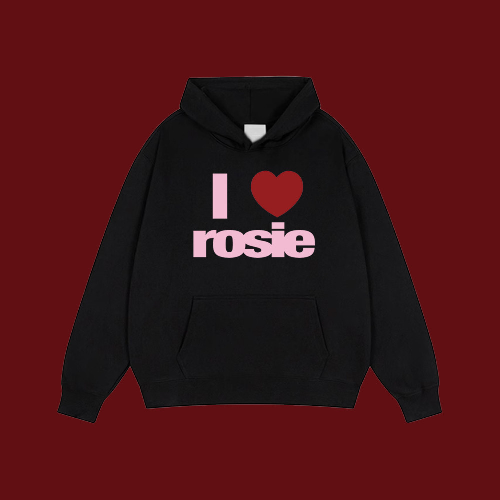 HOT ✨ผ้าฝ้าย Hoodie✨ เสื้อฮู้ด Kpop BLACKPINK ROSE ROSIE POP-UP Merch Hoodie  M-3XL