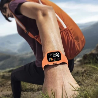 สายซิลิโคนกีฬา for Redmi Watch 3 Active Smartwatch ยางป้องกันหน้าจอกรณีนุ่มเปลี่ยนสายคล้องคอ for Xiaomi Mi Watch 3 Lite