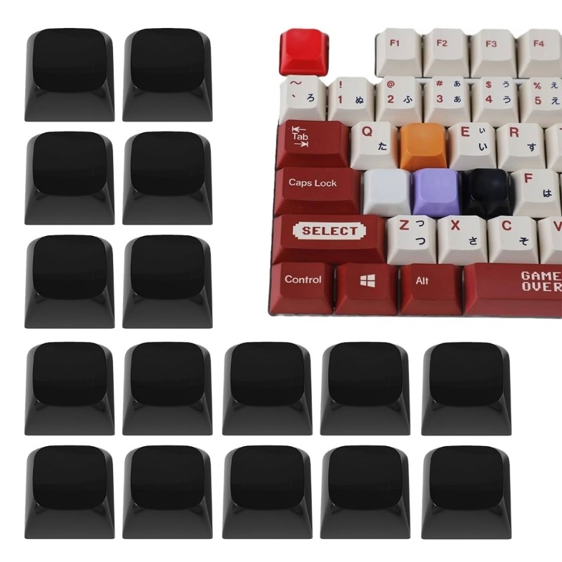 Camp 20 ชิ้น Creative Keycap XDA Profile 1U PC Key Cover สําหรับคีย์บอร์ดแบบกลไก