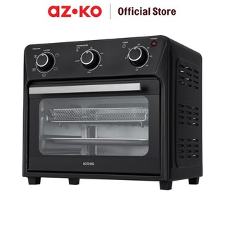 AZKO Kris Air Fryer Oven 800 Watt 28 Liter - Hitam Penggoreng Tanpa Minyak Fryer Listrik Penggorengan Udara Masak Udara Panas