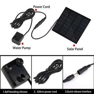 🚚 ส่งจากกรุงเทพ🚚 Solar Pump น้ำพุโซล่าเซลล์ ปั๊มน้ำพุ(เล็ก) น้ำพุพลังงานแสงอาทิตย์ solar powered fountain pump