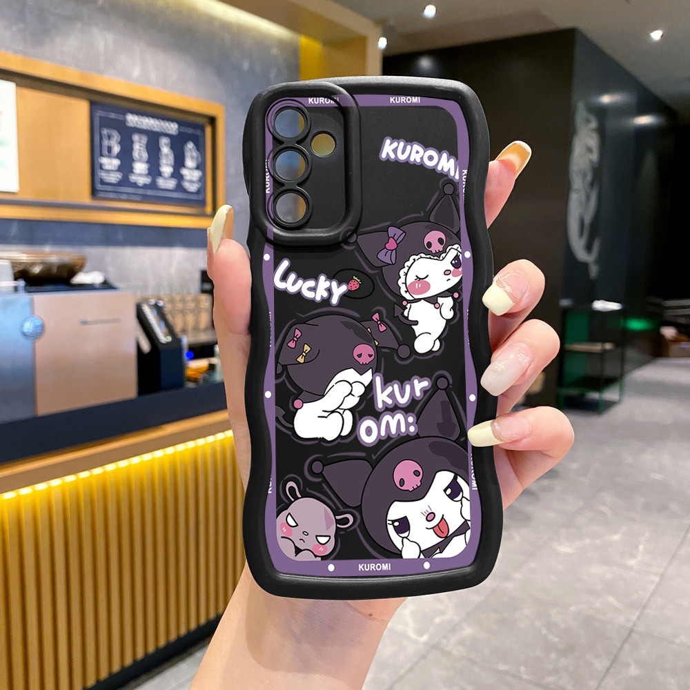 SAMSUNG สําหรับsamsung Galaxy A16 A06 A15 A05 A35 A55 A14 A34 A33 A53 A73 A32 A52S A72 น่ารักMelody Kuromi Waveเคสโทรศัพท์Anti Drop Cover ราคา ถูกที่สุด ดีลบีเคเค แกลเลอรีภาพที่ 6