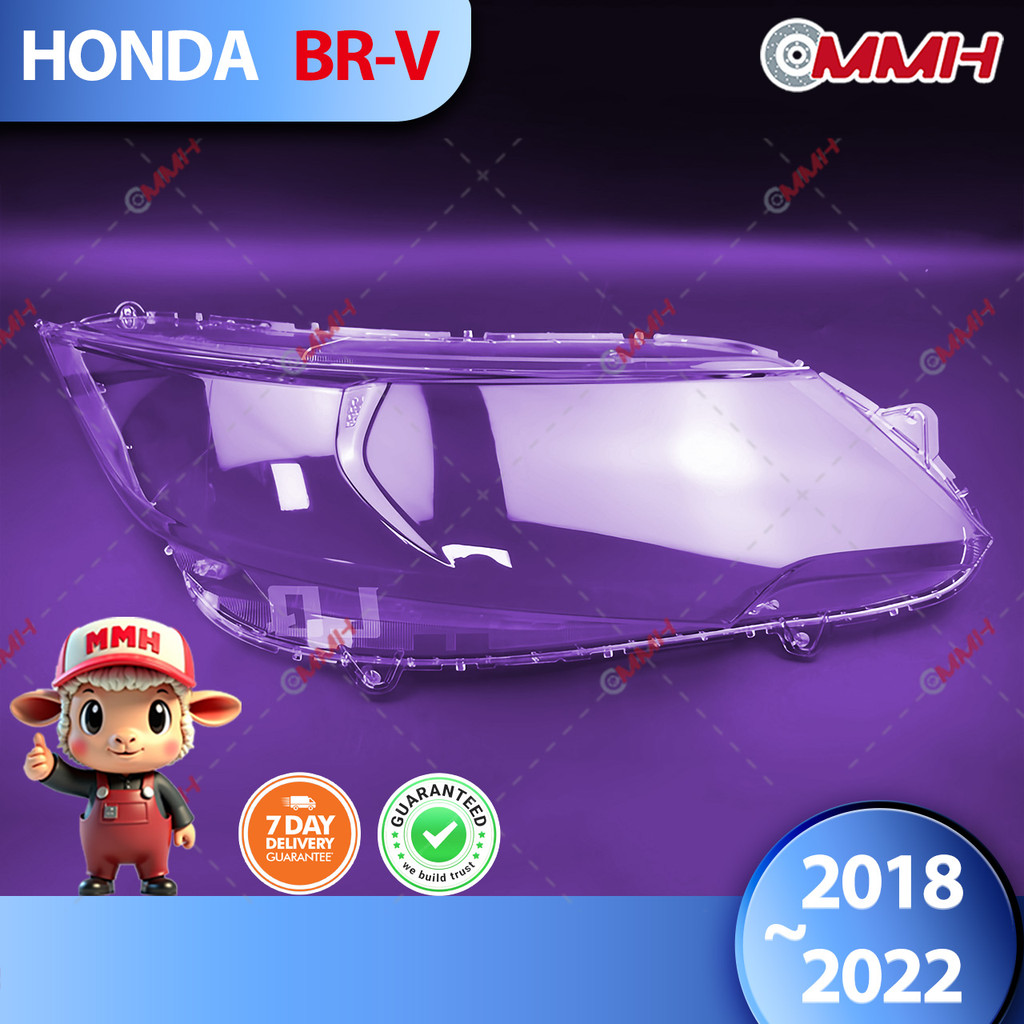 ไฟหน้าตรงรุ่น HONDA BRV 18-22 เลนส์โคมไฟหน้า ฝาครอบตรงรุ่น สําหรับรถยนต์