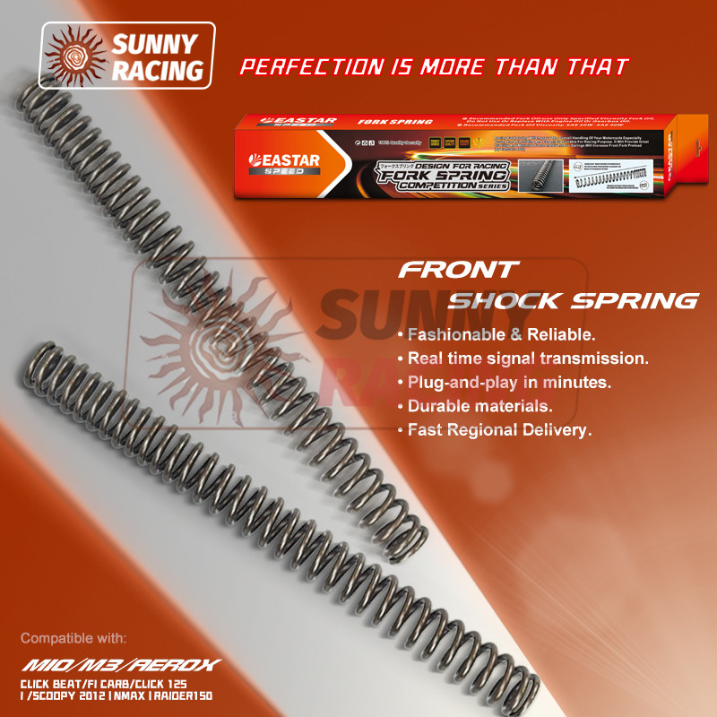 สปริงโช้คหน้าแต่ง/ สปริงโช้คหน้า Mio,M3,Aerox / Click,Beat Fi Carb,Click 125i,Scoopy 2012 / Nmax / R