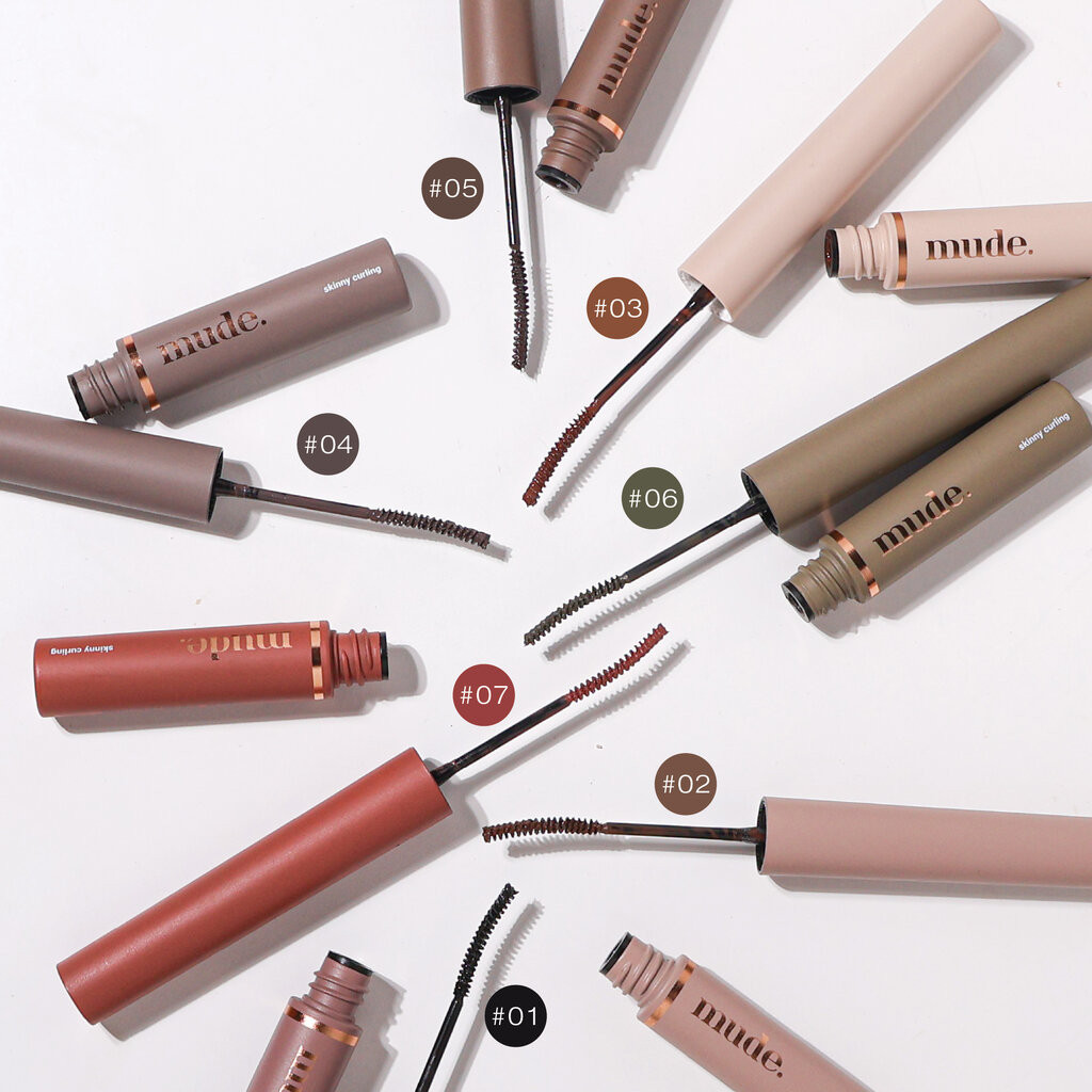MUDE INSPIRE SKINNY CURLING MASCARA 3 G. (มาสคาร่า หัวแปรงเล็ก)