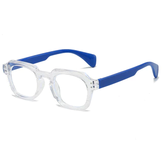 Hs2206 1 ชิ้น PC Squared กรอบบานพับฤดูใบไม้ผลิ Fit All Face Shapes Presbyopia แว่นตาอ่านหนังสือ