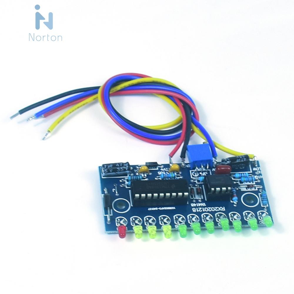 # Lm3915 10 LED Sound Spectrum Analyzer Electoronics Amplifier Kit [Norton.th]
