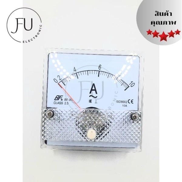 BF-80 แอมป์มิเตอร์ ขนาดหน้าจอ80×80mm 10A,20A,30A,40A,50A,60A AC