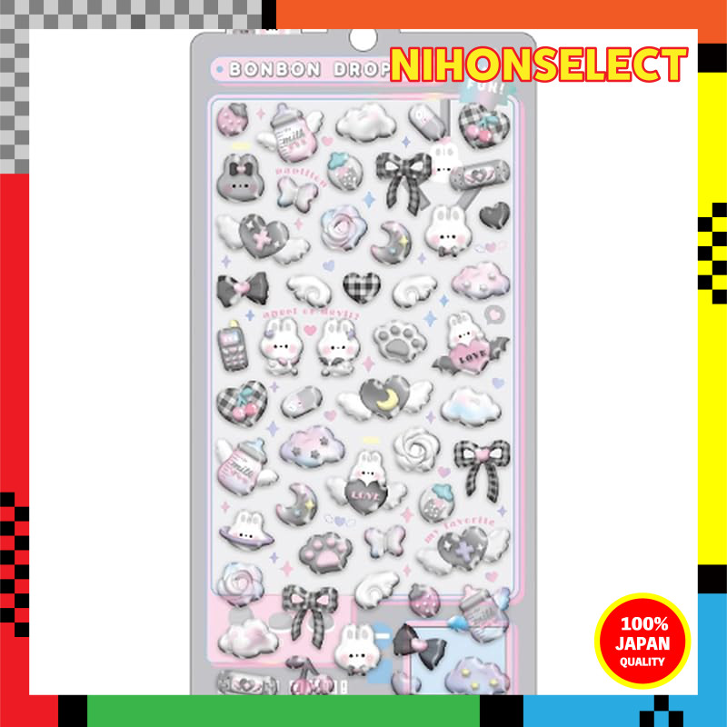 Culria Seal Bonbon Drop Seal Black and White Bonbon 91125