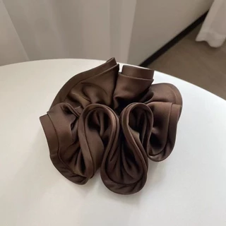 ผู้ถือหางม้าผม Tie Elegant ขนาดใหญ่ลําไส้ผม Scrunchies DIY อุปกรณ์เสริมของขวัญความยืดหยุ่นสูง Durability แหวนผม