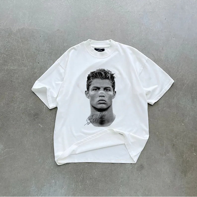 T-Shirt เสื้อยืดสีขาว C.Ronaldo