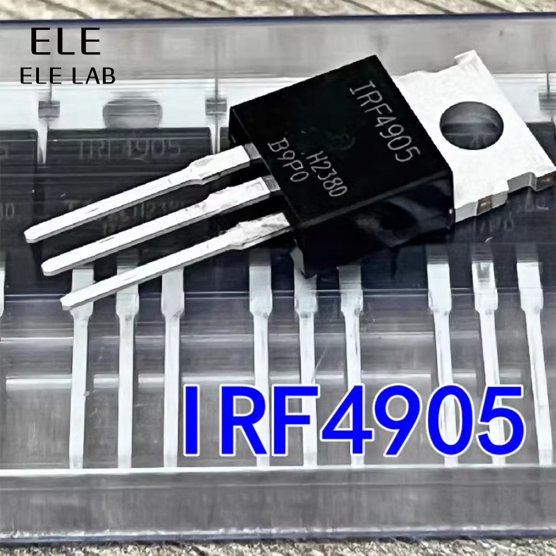 10/5 ชิ้น Original IRF4905 IRF4905PBF P-Channel MOSFET 55V 74A TO-220