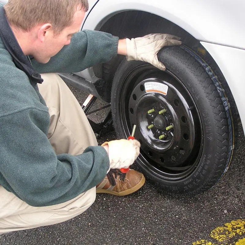 ที่จับ Slotted จักรยาน - ประแจแกนวาล์ว Tyre รถมอเตอร์ไซด์ - ไขควงแกนก้านล้อรถ - อุปกรณ์ซ่อมยานพาหนะ - รูปที่ 4