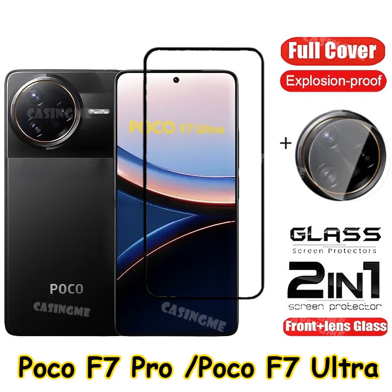 สําหรับ Poco F7 Pro F7 Ultra 5G 2025 ป้องกันหน้าจอโปร่งใสคลุมทั้งหมดฟิล์มสําหรับ Poco F7 Pro 5G Poco