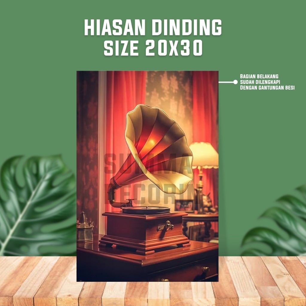 Vintage Aesthetic Wall Decorative - Aesthetic Room Decor - ขนาด 20x30 -