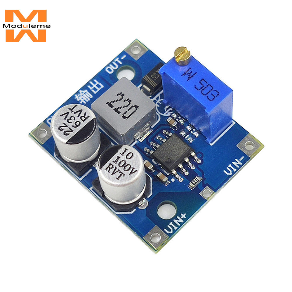 โมดูลแปลงพลังงาน DC-DC 5-80V อินพุตเอาท์พุต 1-62V 1.5A ขนาดเล็ก ปรับได้