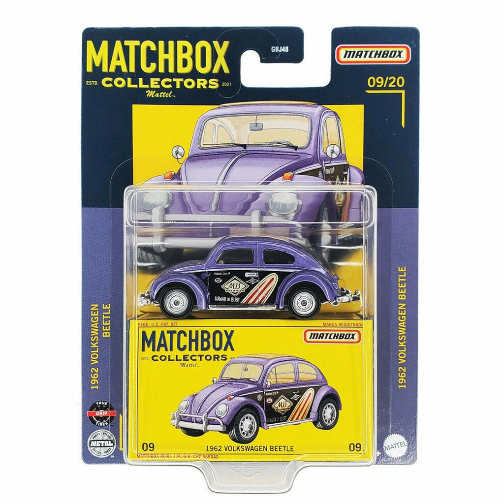 Matchbox MATCHBOX โมเดลรถยนต์ครบรอบ 50 ปี 1962 Volkswagen BEETLE BEETLE ของเล่นสําหรับเด็ก