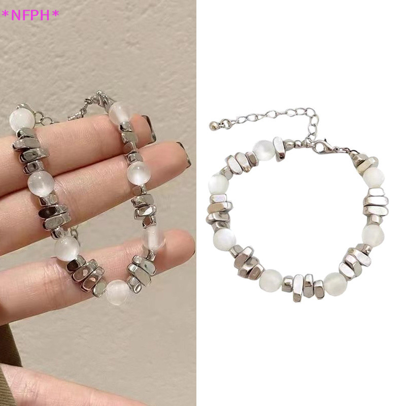Nfph> สร้อยข้อมือลูกปัด สร้างสรรค์ ปรับได้ เรียบง่าย หรูหรา เครื่องประดับ ของขวัญสําหรับผู้หญิง ใหม่