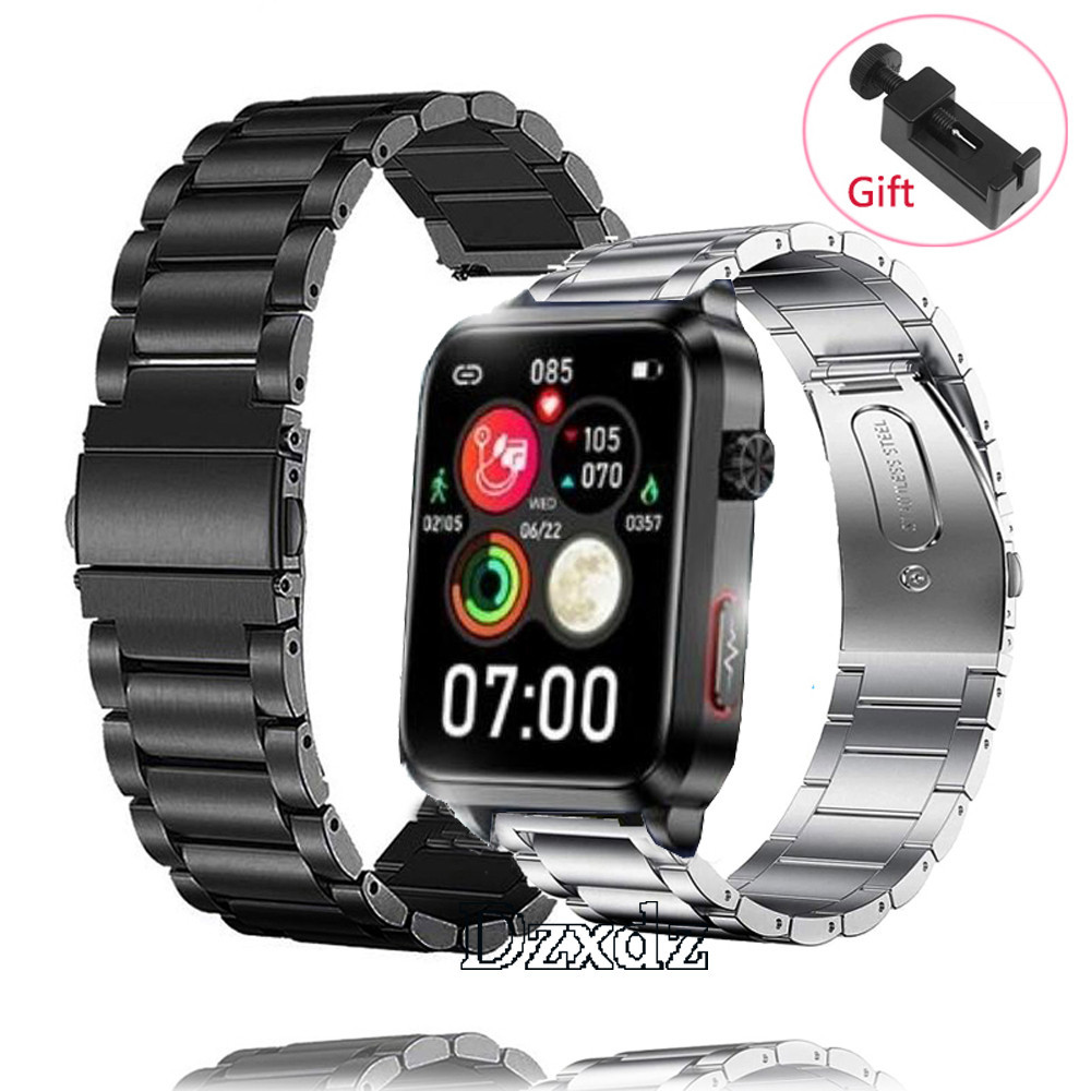 สายนาฬิกาข้อมือสเตนเลส แบบเปลี่ยน สําหรับ Hcare Wise2 Smart Watch