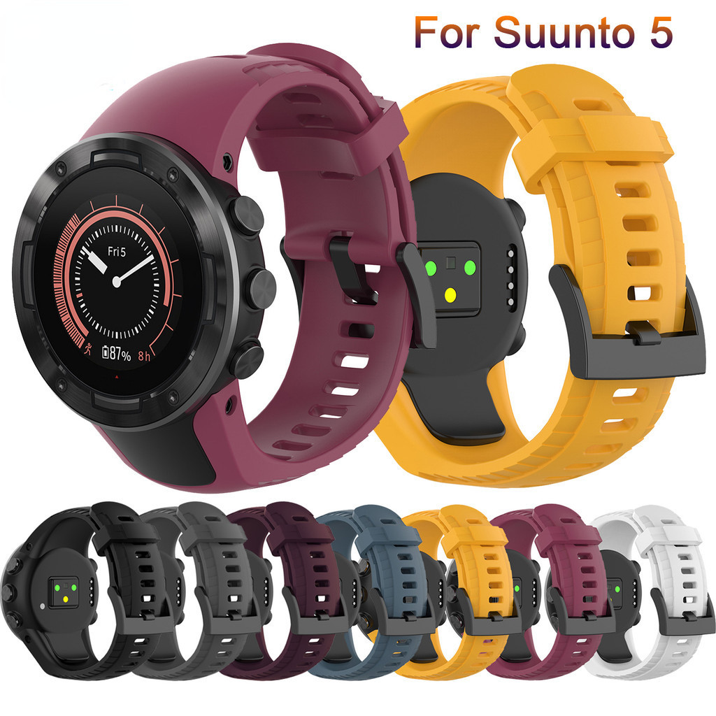 สายนาฬิกาข้อมือซิลิโคน แบบเปลี่ยน สําหรับ Suunto 5 Smart Watch Suunto 5 Band