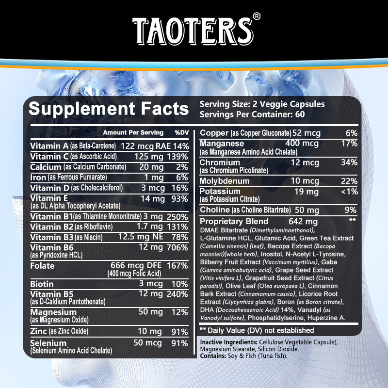 สมอง อาหารเสริม - มีวิตามินเสริมความจําและรองรับการทํางานสมองที่แข็งแรง - รูปที่ 4