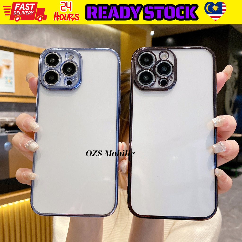 Oppo A3 Pro A5 Pro A15 A15s A16 A17 A18 A5 A9 A53 2020 fon กล้องไล่ระดับสีโปร่งใสปกป้อง Soft Case ปล