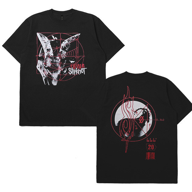 Band - Slipknot Iowa Geometric Cover - เสื้อยืด Kaos Cotton Combed 24s