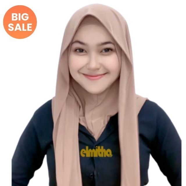INSTANT PASHMINA ภายในฝาครอบคอ ROYAL JERSEY HQ By elmitha ฮิญาบ