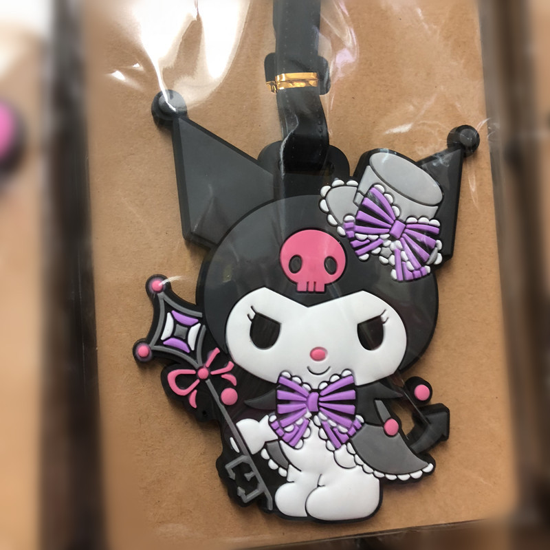 ป้ายแท็ก ลายการ์ตูน Stitch Kuromi My Melody ขนาดพกพา สําหรับติดกระเป๋าเดินทาง
