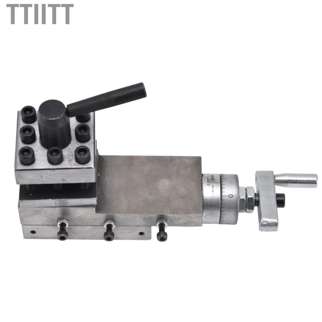 Ttiitt 2 Way Mini Lathe Tool Holder Sub-Clamp 50x50mm Quick For