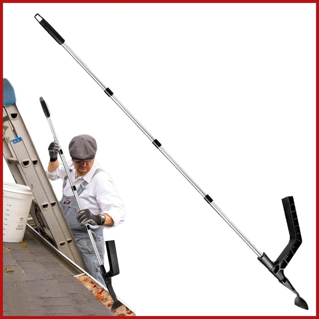 Gutter Leaf ชุดทําความสะอาดหลังคา Gutter เครื่องมือ Gutter ทําความสะอาดเครื่องมือทําความสะอาดท่อสิ่ง