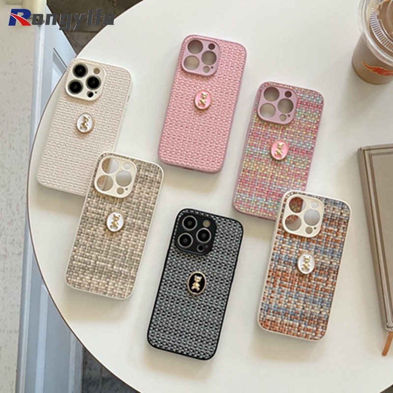 เคสโทรศัพท์มือถือแบบนิ่ม ลายหมี สีดํา สไตล์เกาหลี สําหรับ Vivo V29 Pro V27E V27 V25 Pro V23 V20 Pro V21 V21S Y72 Y52 S1 Y7S Y55S 2021 IQOO 10 8 Neo5