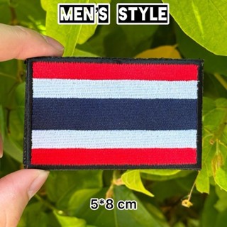 อาร์มธงชาติ ตีนตุ๊กแก ขนาด 8 x 5 cm ขนาดไซส์ มาตาราฐาน เหมาะ…