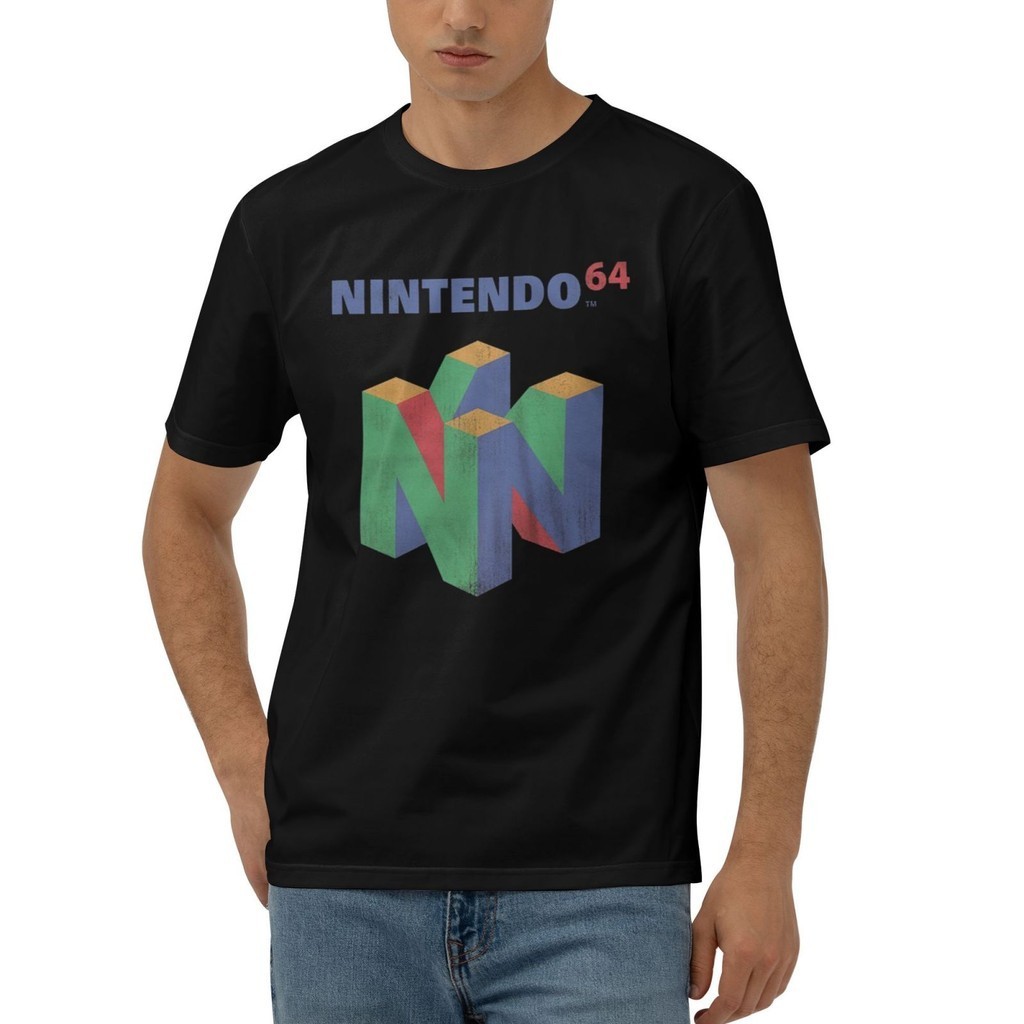 N64 Ly Nintendo 64 เสื้อยืดแฟชั่น Diy สําหรับผู้ชาย