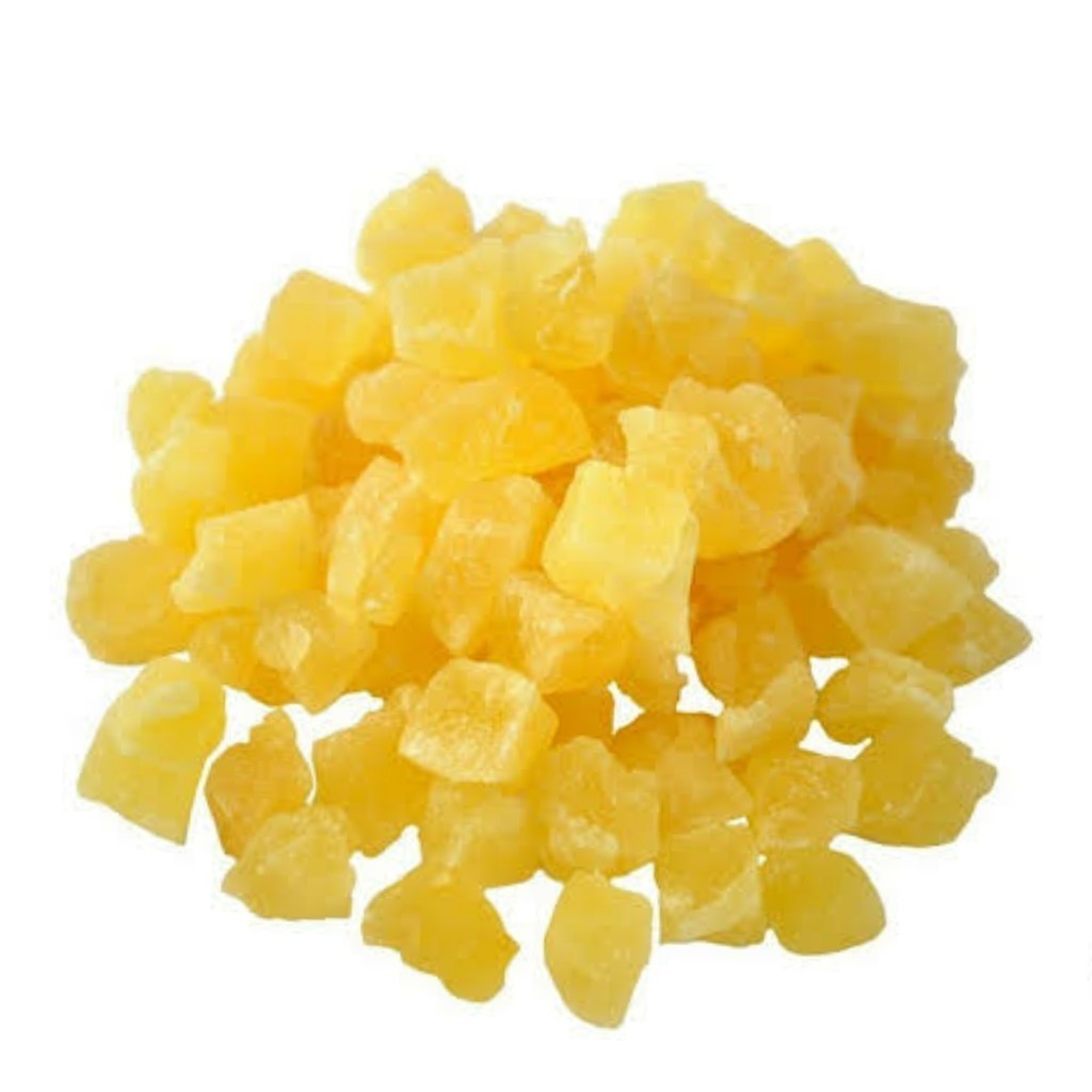 แกนสัปปะรด้ง 1 กิโลกรัม Dried pineapple core 1 kg Dried fruit