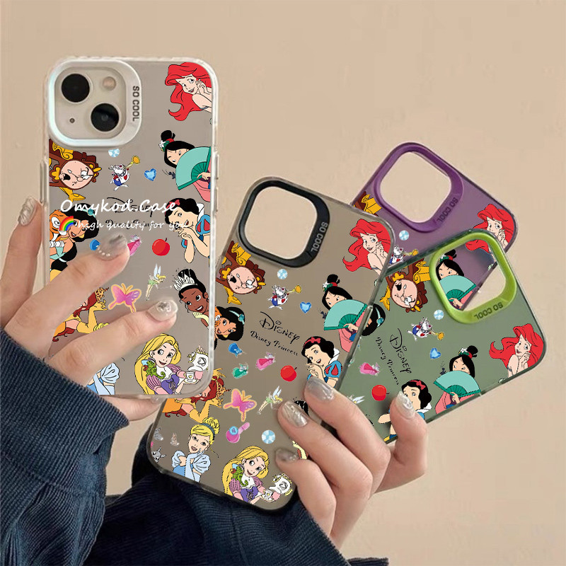 Oppo A18 A38 A17 A16 A15 A58 A57 A54 A53 A94 A93 A7 A5S A3S OPPO Reno 5 5G การ ์ ตูนสาวน ่ ารักขั ้ นสูง Frosting Letter เลนส ์ กรอบ Drop เคสโทรศัพท ์ ป ้ องกันปกหลัง