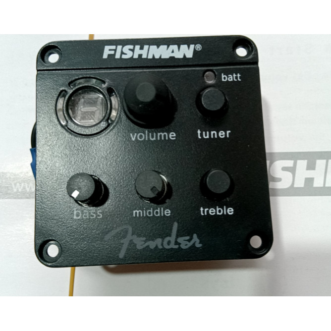 Hs-fishman ISYS 301 โมเดลกีตาร์ พรีแอมป์ EQ จูนเนอร์ Piezo ปิ๊กอัพ ตีกีตาร์ อุปกรณ์เสริม (พร้อมส่ง)