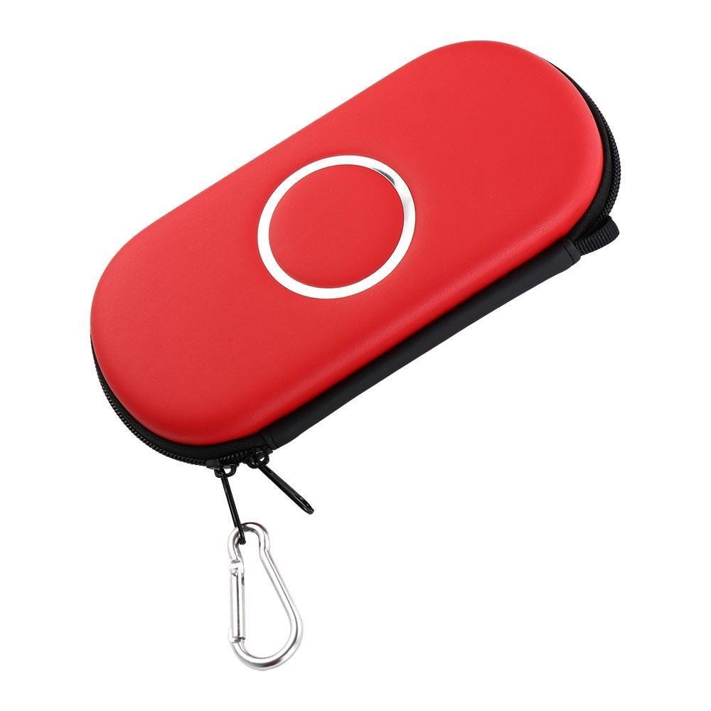 AUGUSTINA PSP กระเป๋าเก็บ Anti Static สีแดง/สีดํา/สีฟ้าป้องกันกระเป๋าเดินทางสําหรับ PSP1000 2000 3000 Anti-Shock EVA Hard Case
