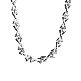 European and American style irregular hip-hop necklace metal trend unisex collarbone chain in stock