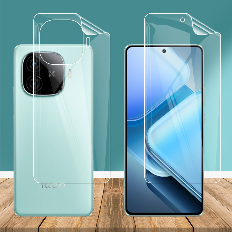 Ultra Thin Hydrogel ฟิล์มสําหรับ vivo iQOO Z9 iQOOZ9 Turbo Z9x Z9Turbo 5G Clear Soft TPU ด้านหน้ากลั