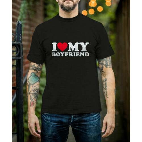 I Love My Boyfriend Shirt I Heart My Boyfriend Shirt เสื้อยืด Bf