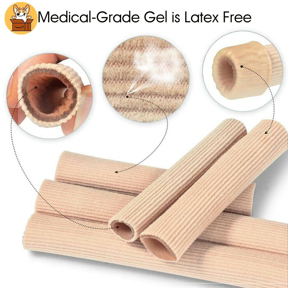 Am-az1pcผ้าFinger Toe Protectorแยกหลอดเท้าปวดมือบรรเทาผ้าพันแผลนุ่มเท้าดูแลเครื่องมือแคลลัสป้องกันเครื่องมือ