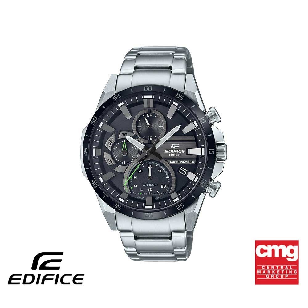 CASIO นาฬิกาข้อมือผู้ชาย EDIFICE รุ่น EQS-940DB-1AVUDF วัสดุสเตนเลสสตีล สีดำ